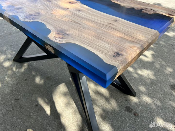 Стол лофт из массива карагача