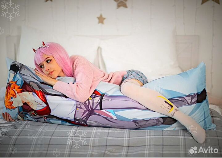 Дакимакура мягкая подушка Аниме