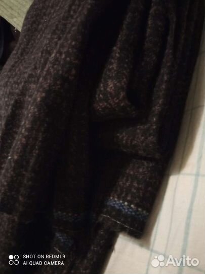 Отрез пальтовой ткани (полушерсть) новый