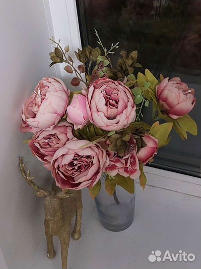 Искусственные пионы букеты