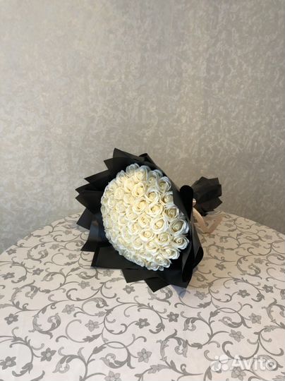 Букет из нежных мыльных роз