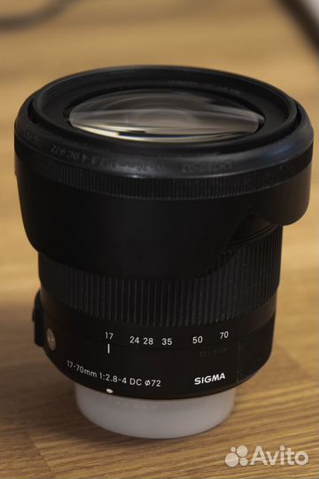 Объектив Sigma AF 17-70 mm f/2.8-4 DC macro NikonF