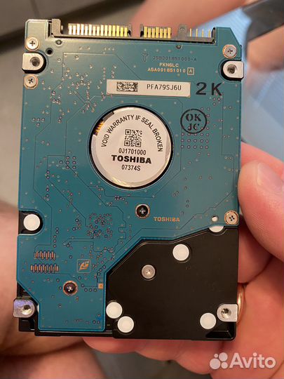 Жесткий диск toshiba disk drive 160gb