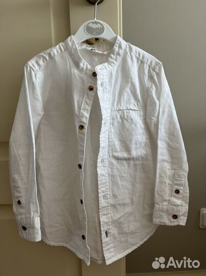 Рубашка лен hm 110