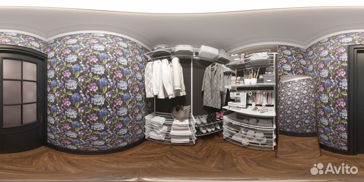 Гардеробные системы хранения для комнаты на заказ