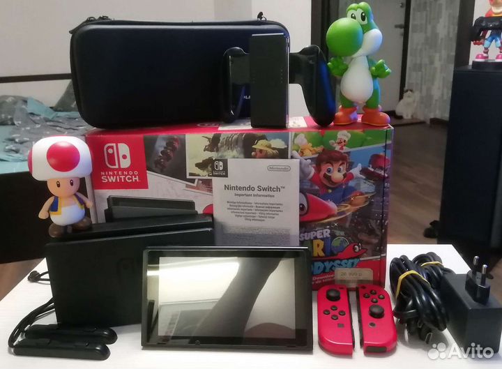 Прошитый Nintendo Switch, 160Gb, любые игры