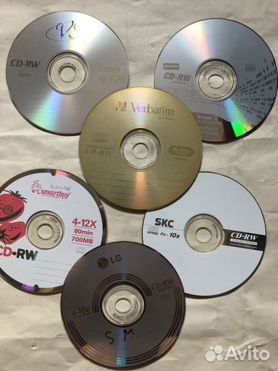 DVD и CD диски пустые