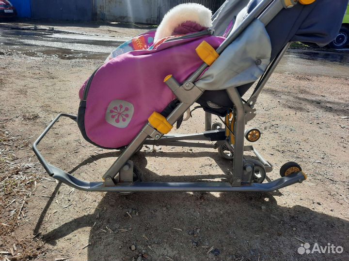 Детские санки коляска Ника 7-2