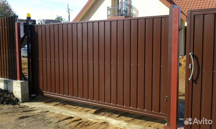 Ворота откатные качественно под ключ