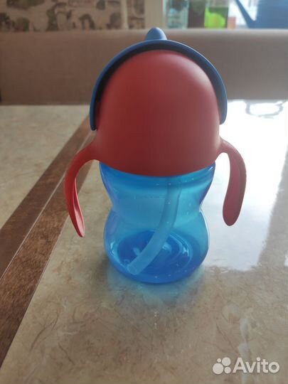 Поильник с трубочкой avent