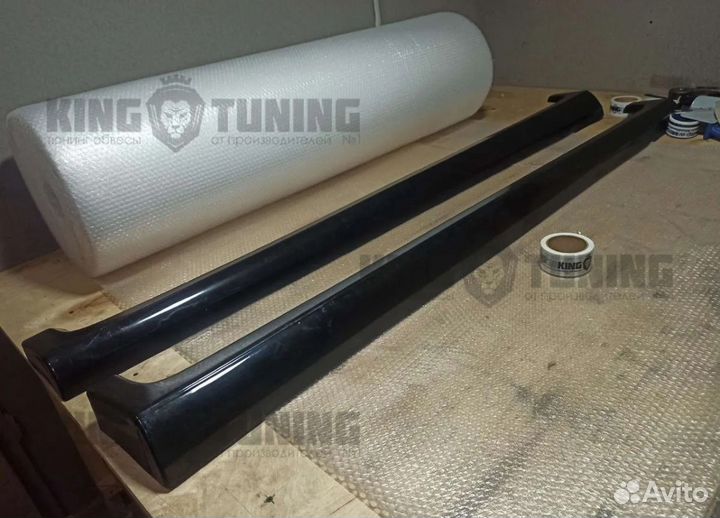 Пороги Мазда 6 gg MPS style (пластик)