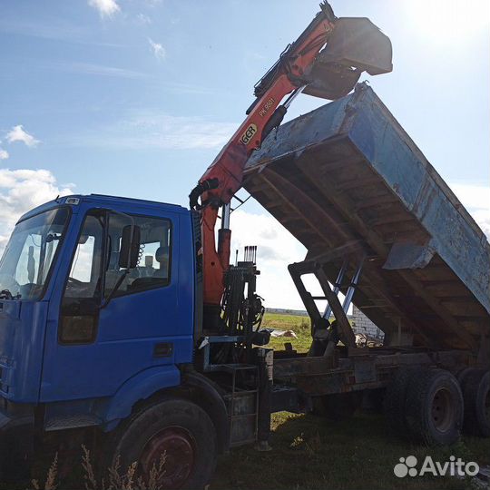 Аренда и услуги манипулятора, стрела 3 т, 7 м, борт 20 т, 6 м