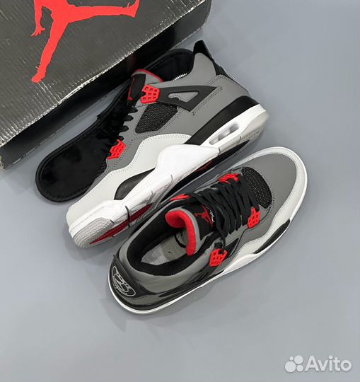 Nike Air Jordan 4 зимние кроссовки