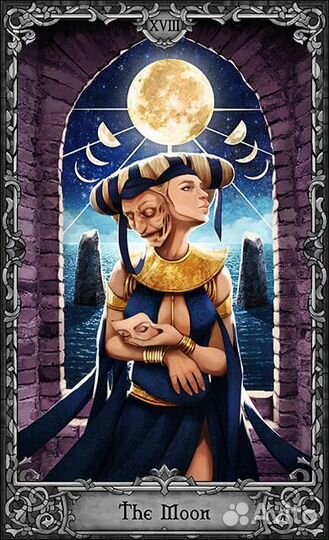 Карты Таро The World of Visions Tarot 12cm, Taroteca / Мир Видений 12 см золотой срез 63820