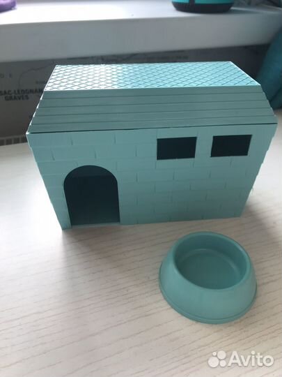 Домик и миска для карликовых хомяков