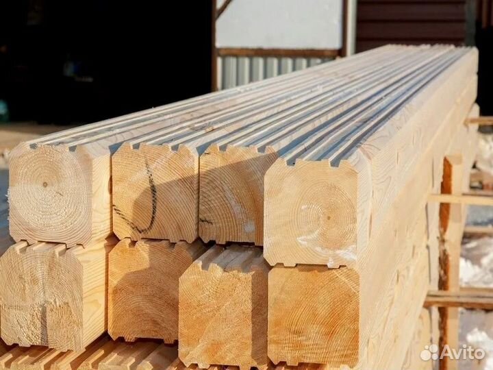 Брус профилированный 145 х 70х 6000