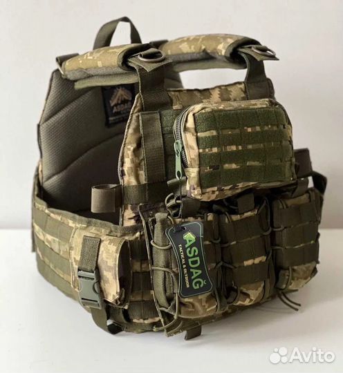 Бронежилет Cordura Asdag с бронепластинами