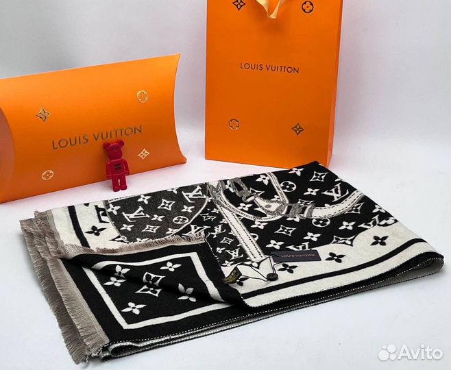 Палантин из кашемира louis vuitton