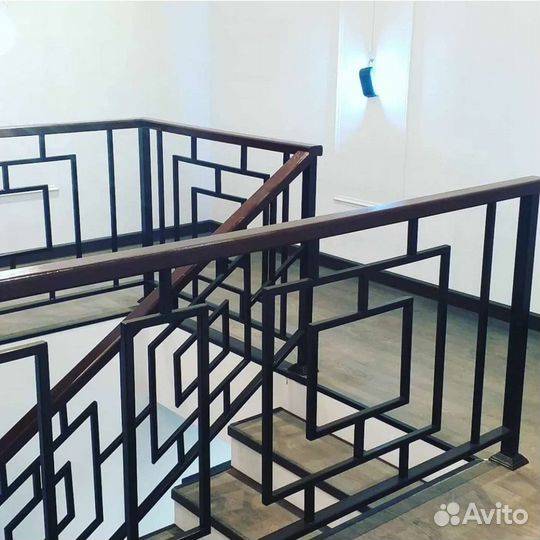 Перила в стиле лофт