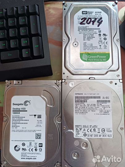 HDD/SSD, 2,5-3 дюйма, от 240gb до 2Tb и 1 внешний