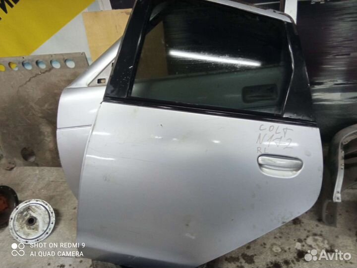Дверь мицубиси кольт левая задняя