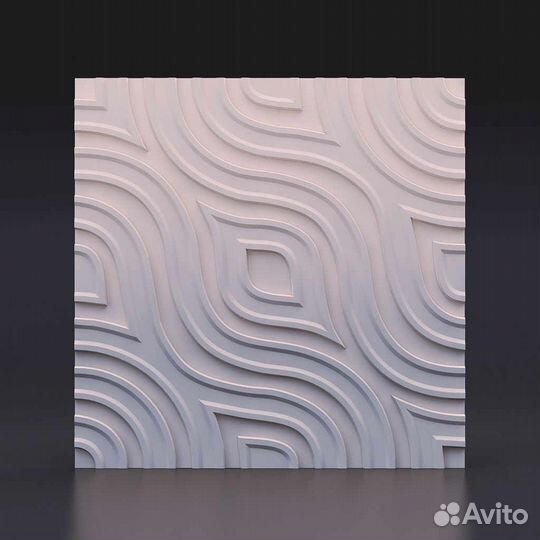 Гипсовая 3D панель 