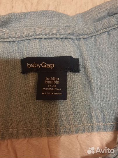 Рубашка 12-18 Gap