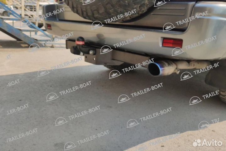 Фаркоп Toyota Land Cruiser Prado 90 1996-2002, рама и крюк шар 50 мм, 115