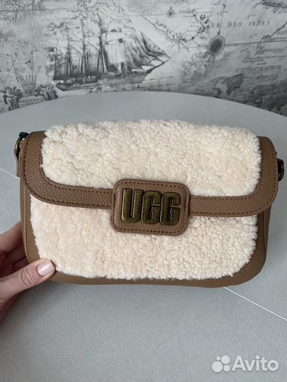 Сумка женская UGG с мехом
