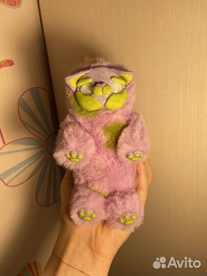 Игрушка ручной работы котик–пятнышко