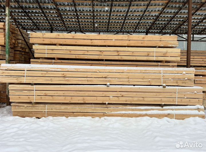 Доска обрезная 50х200х6000мм 1 сорт ГОСТ