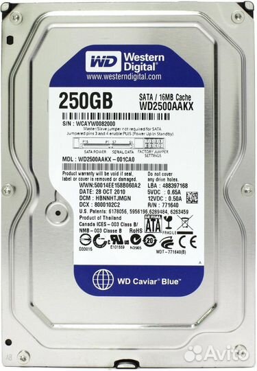 250 Gb Western Digital (WD2500aakx)