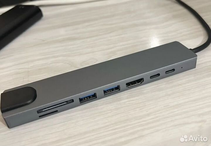 USB-концентратор 8 в 1, Type C, 3,1 на 4K, hdmi