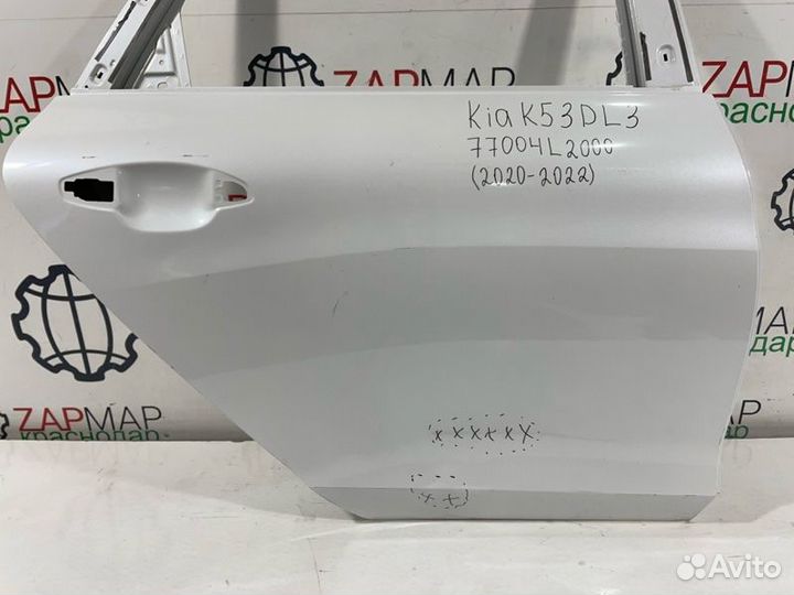 Дверь задняя правая Kia K5 DL3 2019-Нв