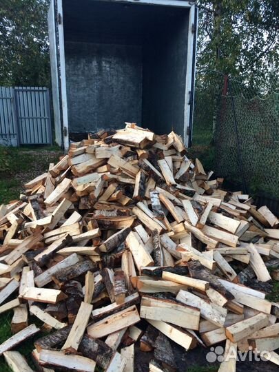 Дрова березовые колотые