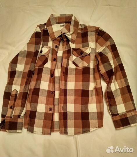 Рубашка на мальчика GeeJay (Gloria Jeans) рост 116