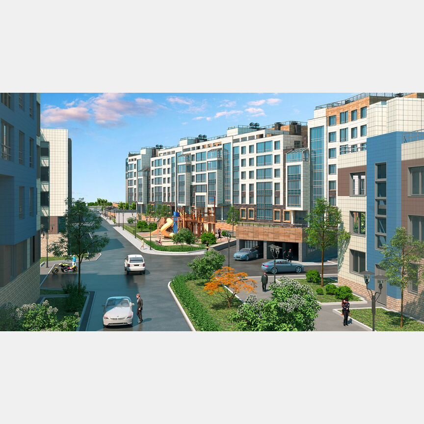 2-к. квартира, 57,9 м², 3/7 эт.
