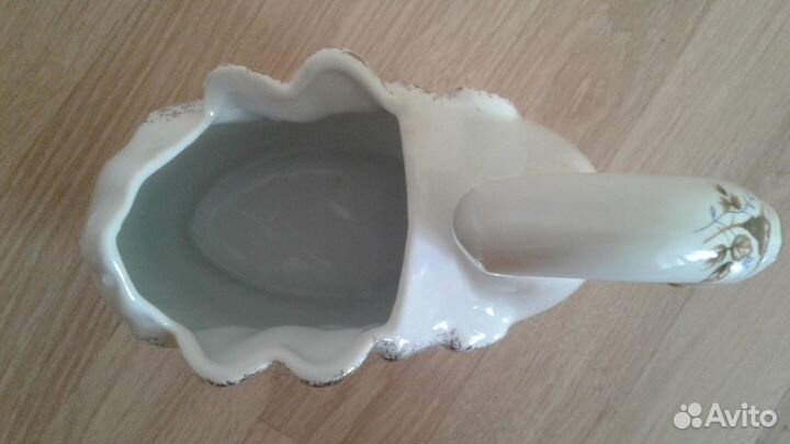 Фарфоровая конфетница-ваза 