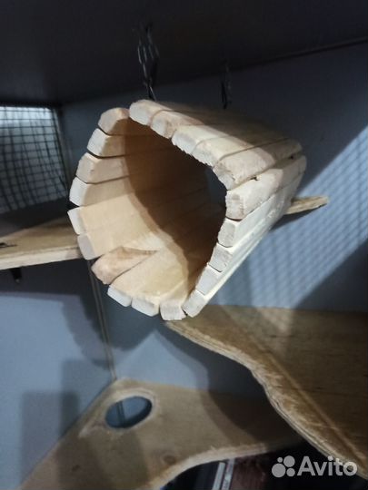 Тоннель (труба) для крупных грызунов (шиншилл)