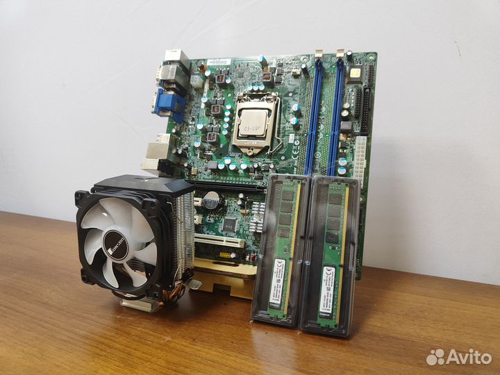 Материнская плата 1155+Xeon E3-1270+16Gb+Башня