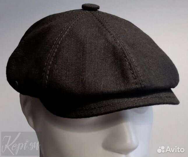 Кепка мужская летняя лен, восьмиклинка новая