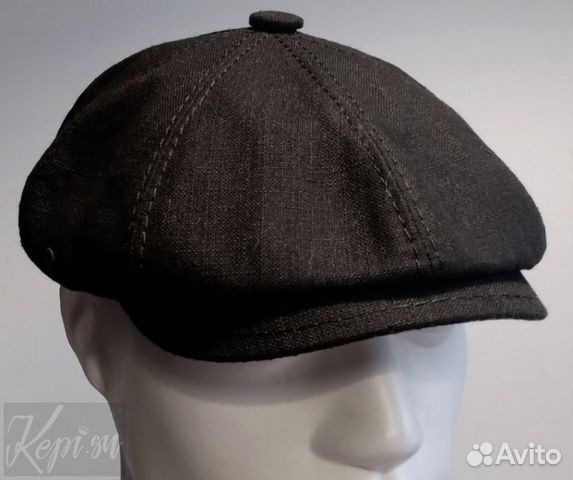 Кепка мужская летняя лен, восьмиклинка новая