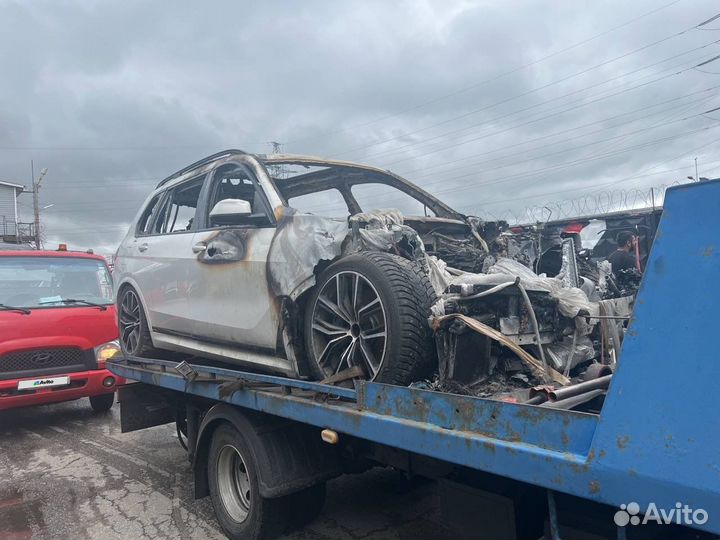 BMW X7 3.0 AT, 2020, битый, 62 000 км