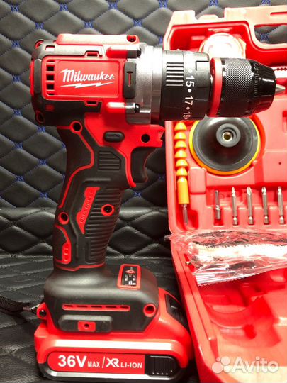 Шуруповерт ударный milwaukee 36v