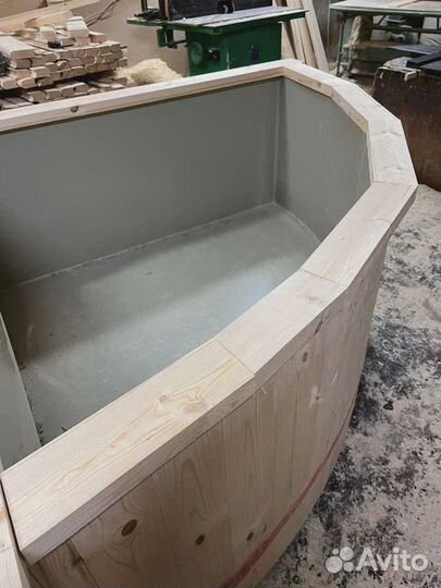 Купель угловая 180х180х100