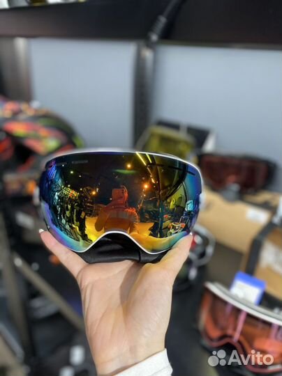 Очки зимние с зеркальной линзой