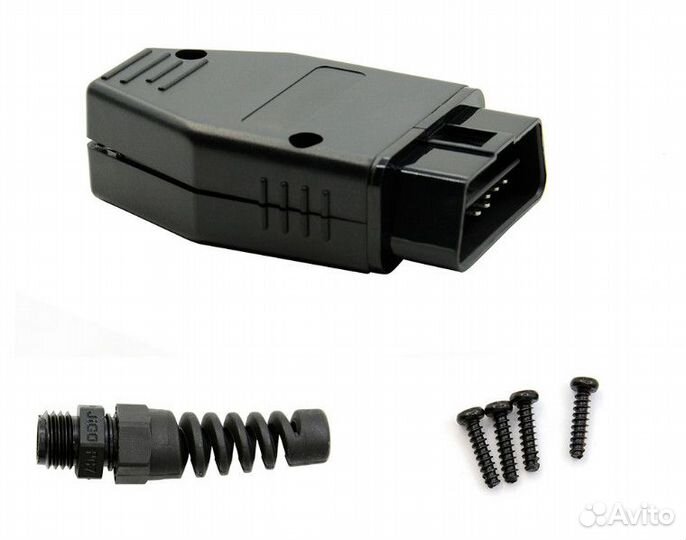 Диагностический разъем вилка OBD2 16-pin 