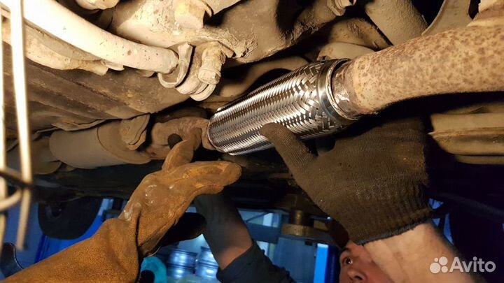 Замена глушителя Citroen C4 2004-2014