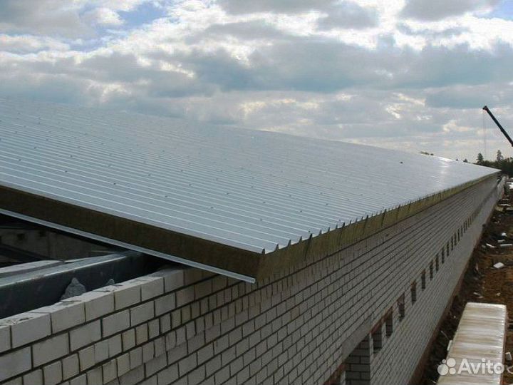 Сэндвич панели стеновые и кровельные
