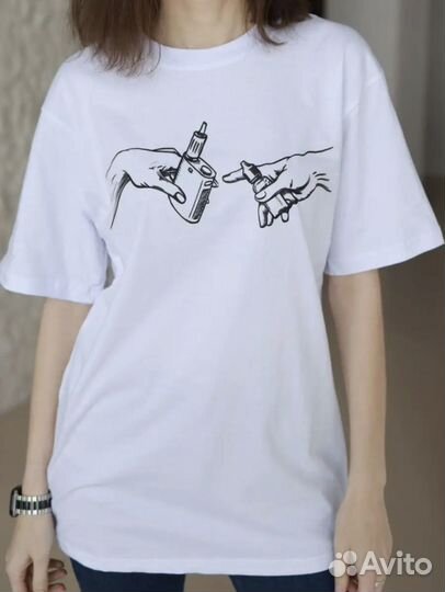 Мерч и dtf печать на футболках